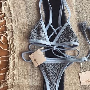 Poshpua new with tags Kainalu crochet bikini set!